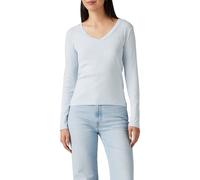 Levi's Essential HM LS Vneck T-Shirt, Skyway, S Femmes