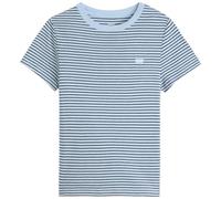 Levi's Essential Housemark T-Shirt à Manches Courtes pour Femme, Ava Stripe Chambray, S