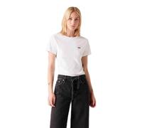 Levi's Essential Housemark T-Shirt à Manches Courtes pour Femme, Blanc +, XS