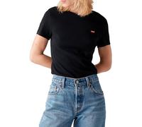 Levi's Essential Housemark T-Shirt à Manches Courtes pour Femme, Caviar, L