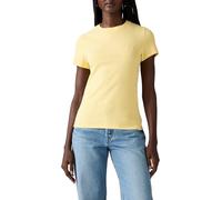 Levi's Essential Housemark T-Shirt à Manches Courtes pour Femme, Mood Yellow, S