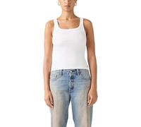 Levi's Essential Ribbed Débardeur rayé, Blanc éclatant