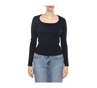 Levi's - Essential Sqrd Neck Long Sleeve - Femme - Tops - Noir - Taille: 40 FR