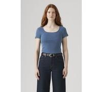 Levi's Essential Square Neck Tee Blue Taille: XS | Chemises Outlet | Femme | Bleu
