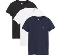 Levi's Essential SS Lot de 3 t-Shirts Anthra, Lot de 3 t-Shirts Anthracite, S