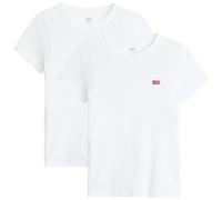 Levi's 2pack Essential SS Tee, Lot de 2 t-Shirts White + &, S Femmes