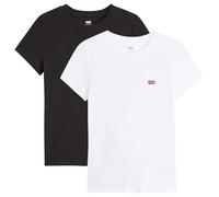 Levi's Essential SS Tee Lot de 2 t-Shirts Blanc, Lot de 2 t-Shirts White + &, XS
