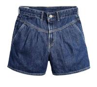 Levi's Featherweight Mom Med Indigo Short pour Maman avec Inscription « Worn in », Carte en Papier, 23 Femme