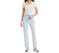 Levi's Femme 501 Jeans For Women Straight Fit, Ice Cloud Lb, 24W / 32L