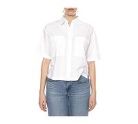 Levi's, Femme, Blouses et Chemises, Blanc, Taille: 36 FR Harlie SS Cropped Shirt