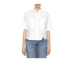 Levi's, Femme, Blouses et Chemises, Blanc, Taille: 36 FR Harlie SS Cropped Shirt