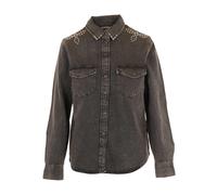 Levi's, Femme, Blouses et Chemises, Brun, Taille: 36 FR Iconic Western Bejewelled Western