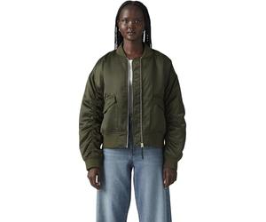 Levi's Femme Blouson Andy avec Poches à rabat, Standard Fit, Vert (Deep Depths), M