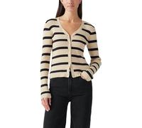Levi's Cardigan Tulip Redwood Stripe Creme Brulee - Beige M