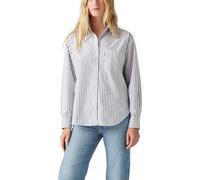 Levi's Chemise Boyfriend Harlie Marinas Stripe Navy Blazer - Blue M
