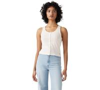 Levi's Femme Débardeur Dry Goods Pointelle à Col Rond, Slim Fit, Blanc Cassé (Gardenia), M