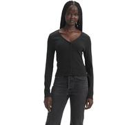 Levi's Femme Haut Manches Longues Muse avec Encolure en V, Slim Fit