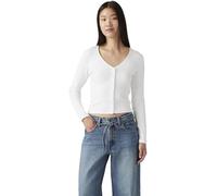Levi's Femme Haut Manches Longues Muse avec Encolure en V, Slim Fit
