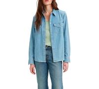 Levi's Femme Iconic Western Chemise à Bouton Bas, Old 517 Blue, S