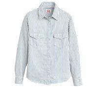 Levi's Femme Iconic Western Chemise à Bouton Bas, Rayures Marinas, S