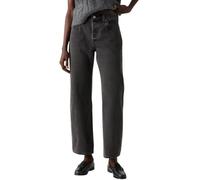 Levi's Femme Jean 501 90s Ankle en Coton, Straight Fit, Noir (Smooth Operator), W28/L29