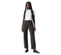Levi's Femme Jean 501 90s Ankle en Coton, Straight Fit, Noir (Smooth Operator), W31/L29