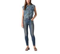 Levi's Femme Jean 721 Taille Haute Skinny Lightweight Cool for Real Blue 29 30