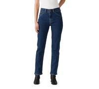 Levi's Femme Jean 724 Straight Tailored Seams to Work Blue 25 30