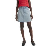 Levi's Femme Jupe Denim Mini Flounce Mid Rise, Ligne A, Bleu (Look At Blue), 25