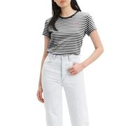 Levi's Femme Perfect Tee, Raita Stripe Caviar, XS