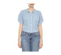 Levi's, Femme, Pulls, Bleu, Taille: 38 FR Pauline Pointelle Ss Cardi