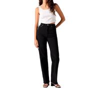 Levi's Femme Ribcage Full Length, Black Sprout, 24W / 32L