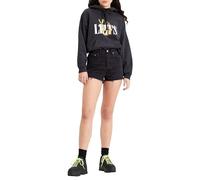 Levi's Femme Ribcage Shorts, Black Lake, 25