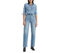 Levi's Femme Ribcage Straight Ankle, Light Indigo Worn In, 27W / 27L