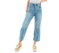 Levi's Femme Ribcage Straight Ankle, Light Indigo Worn In, 29W / 31L