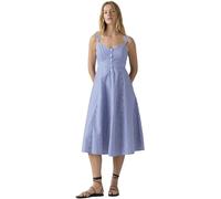 Levi's Femme Robe mi-Longue Ravina à Boutons, Ligne A, Bleu (Annika Stripe Nautic), XS