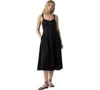 Levi's Femme Robe mi-Longue Ravina à Boutons, Ligne A, Noir (Anthracite Night), S