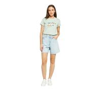 Levi's Femme Short Baggy Taille Haute Lin Denim Luxury Trip Short Blue 30