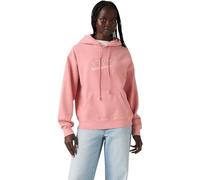Levi's Femme Sweat à Capuche Graphic Heritage en Coton avec Poche Kangourou, Rose (Hoodie Satin Script), S