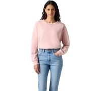 Levi's Femme Sweatshirt Heritage Crewneck en Coton, Standard Fit, Rose (H125 Garment Dye Pot), S