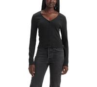 Levi's Femme T-Shirt Manche Longue Muse Caviar Black XS