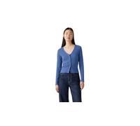 Levi's Femme T-Shirt Manche Longue Muse Dutch Blue Blues XS