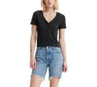Levis Short Sleeve Striped T-Shirt Caviar 14 (L) Female