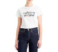 Levi's Femme The Perfect Tee T-Shirt, BW Floral Fill Bright White, XS