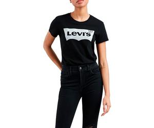 Levi's Femme The Perfect Tee T-Shirt, Holiday Tee Black , XXS
