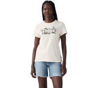 Levi's Femme The Perfect Tee T-Shirt, Lily BW Fill Egret, S