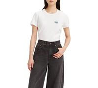 Levi's Femme The Perfect Tee T-Shirt, Mini Batwing Bright White , XS