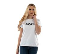 Levi's Femme The Perfect Tee T-Shirt, New Logo Ii White+ , M