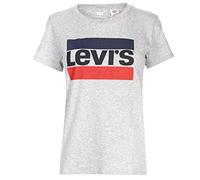 Levi's Femme The Perfect Tee T-Shirt, Sportswear Smokestack Heather , S