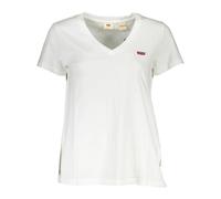 Levi's Perfect V-Neck T-Shirt Femme, White +, XS